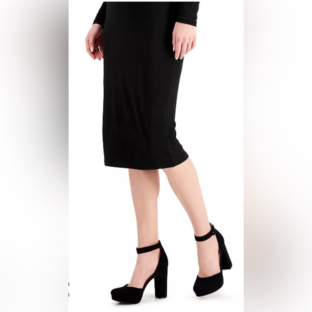 NWT [Sun + Stone] Estrella Block-Heel Closed Toe Pump Heels Rose Womens 8.5, 9.5 - Picture 12 of 16